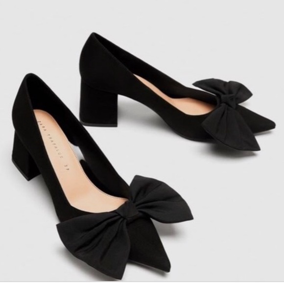 Zara Shoes - Zara Court Heels with Bow